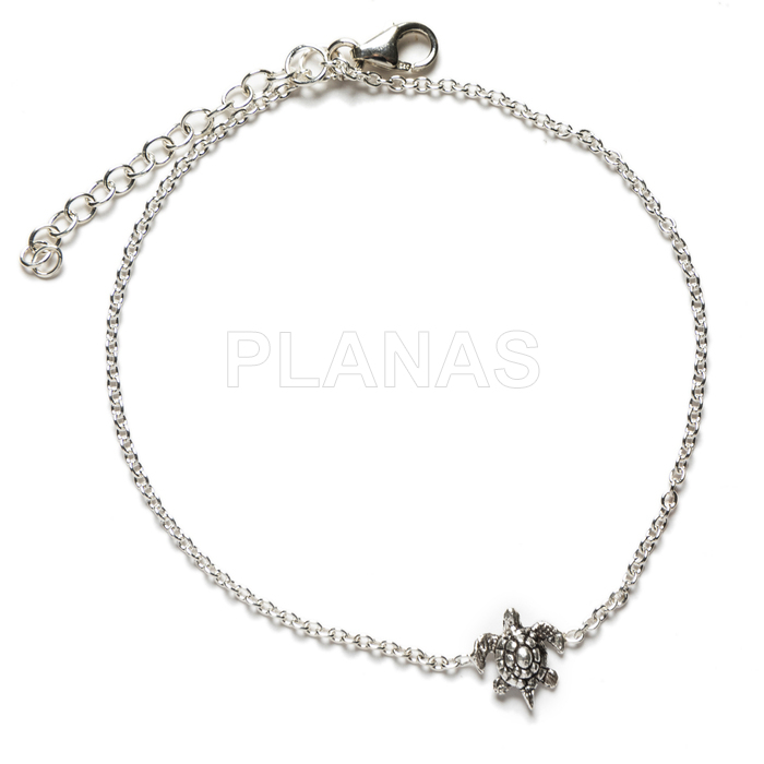 Pulsera en plata de ley. TORTUGA.