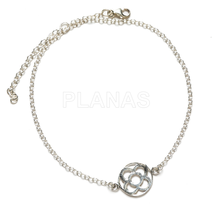 Tobillera en Plata de Ley.  PANOT.