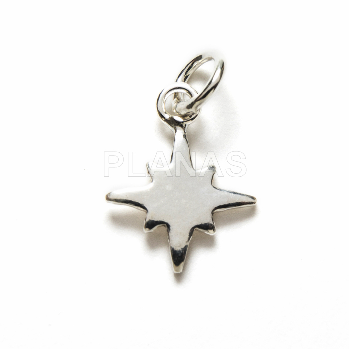 Mini Colgante en Plata de Ley. ESTRELLA POLAR.