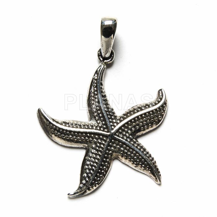 Colgante en Plata de Ley. ESTRELLA DE MAR.