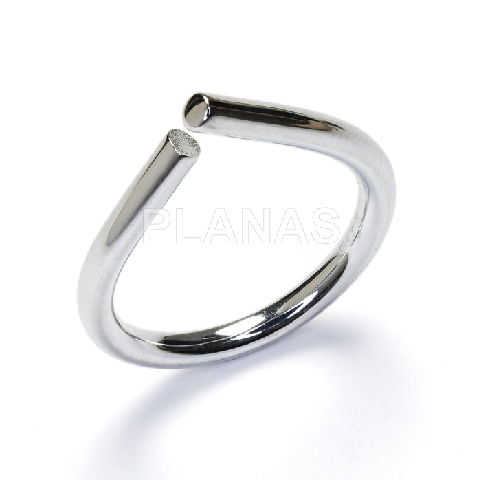 Anillo en Plata de Ley.   