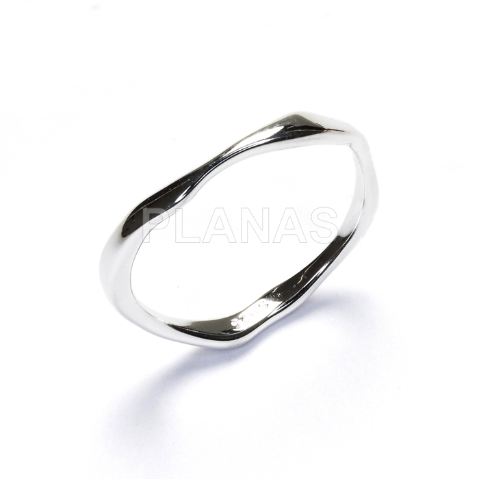 Anillo en Plata de Ley.   