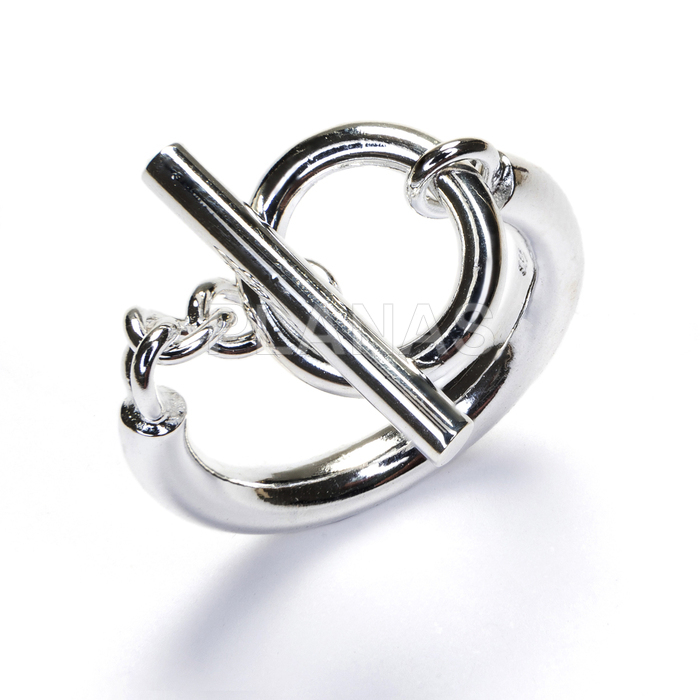 Anillo en Plata de Ley.   