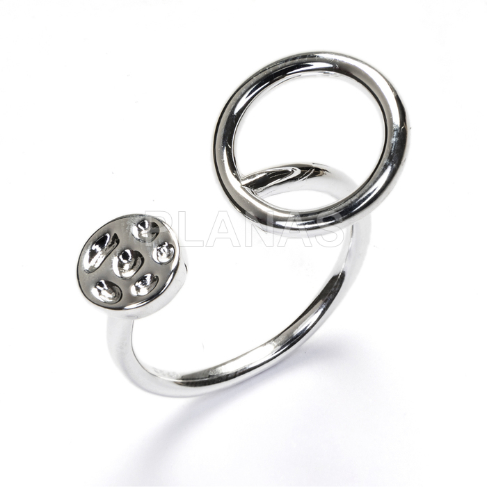 Anillo en Plata de Ley.   