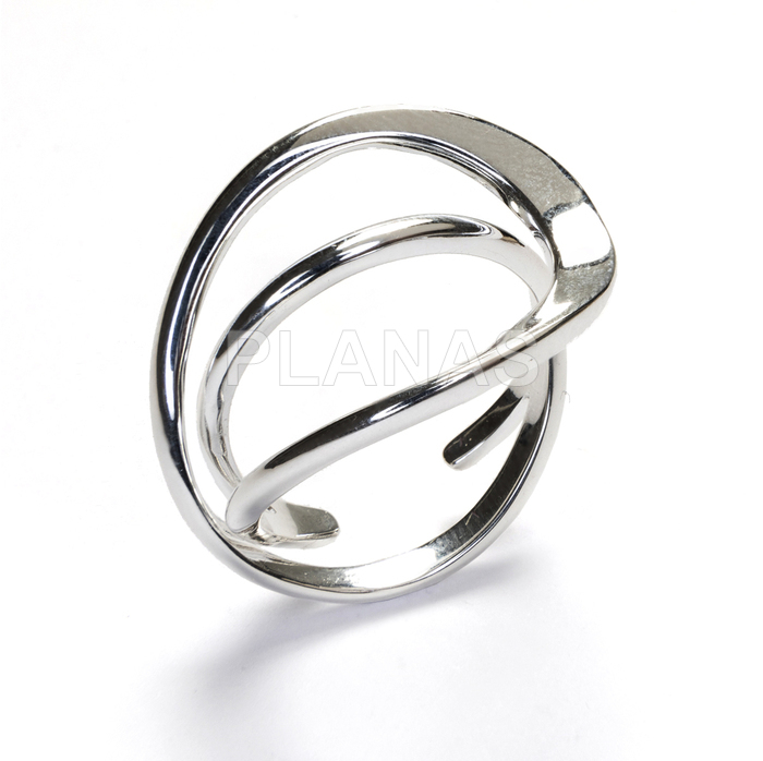 Anillo en Plata de Ley.   