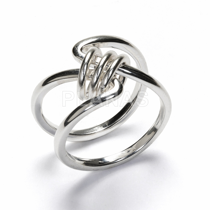 Anillo en Plata de Ley.   