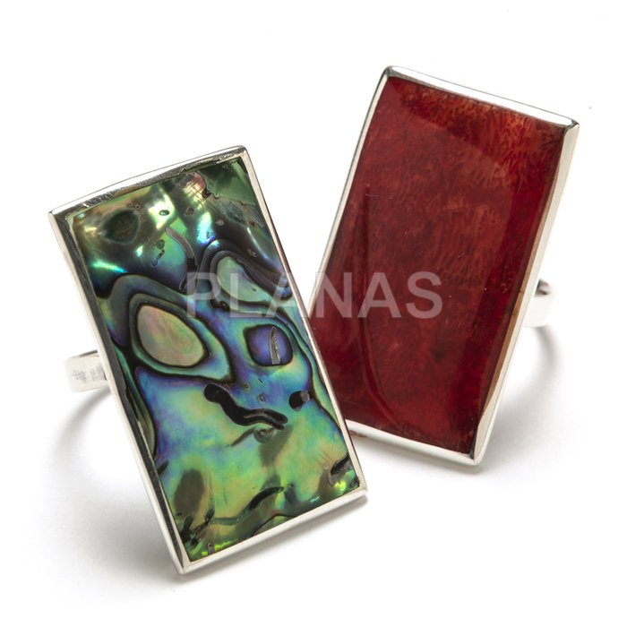 Anillo en Plata de ley Graduable.
