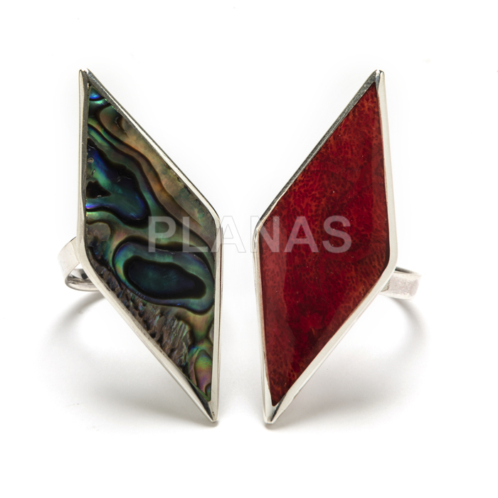Anillo en Plata de ley Graduable.
