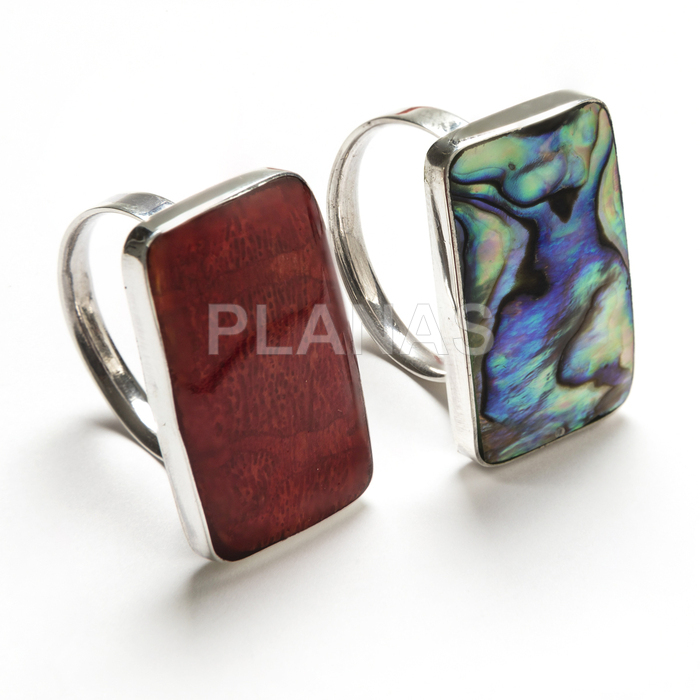 Anillo en Plata de ley Graduable.