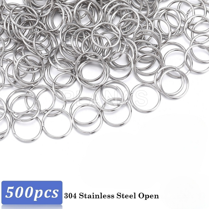 Anillas de Acero Inoxidable 12x1mm.Bolsas de 500 unidades.