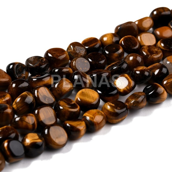 Faixa de olho de tigre com aproximadamente 10 mm.