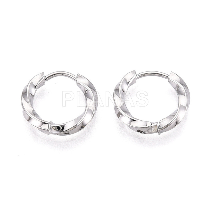 Anéis em aço inoxidável 304. 15 x 2 mm.