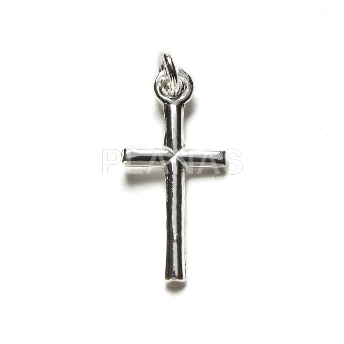 Colgante en Plata de ley. CRUZ.