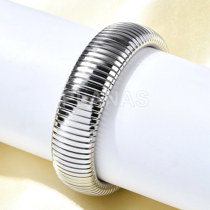 Pulsera elástica en Acero Inoxidable 304.  