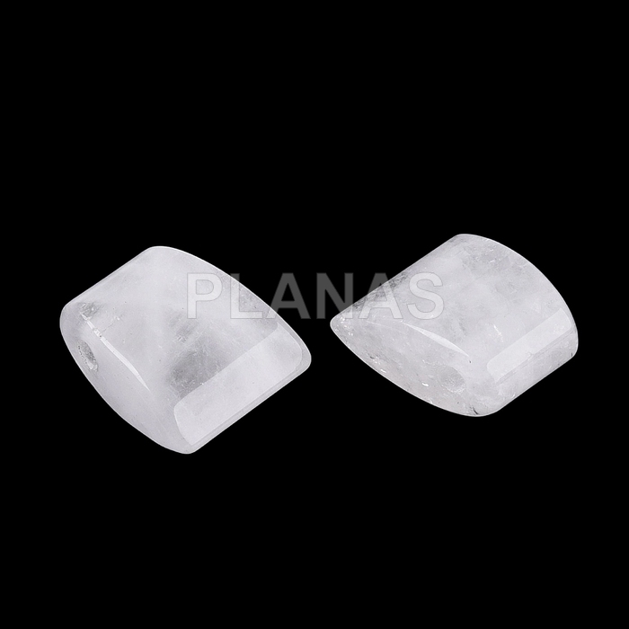 Pingente de quartzo natural.