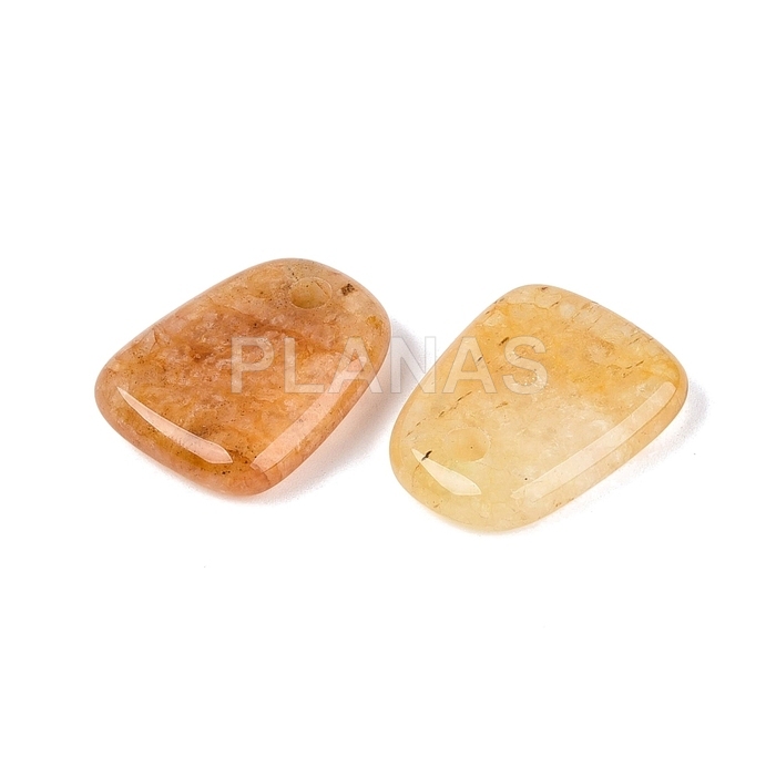 Pingente de topázio natural.