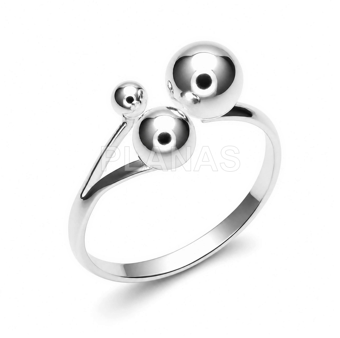 Anillo en Plata de ley.