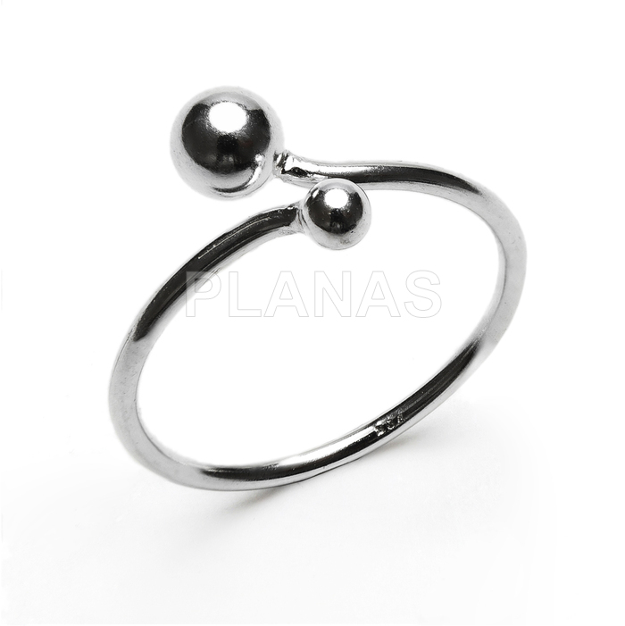 Anillo en Plata de ley.  