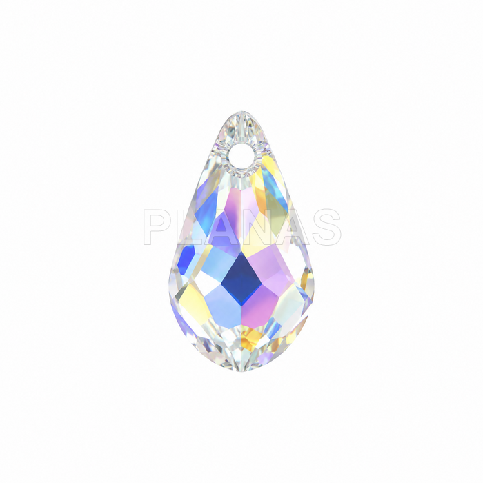 Colgante de Cristal, Componente Swarovski, 7x4mm. LAGRIMA.
