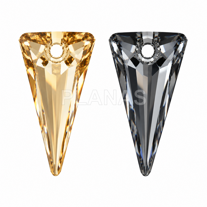 Colgante de Cristal, Componente Swarovski, 18mm.  