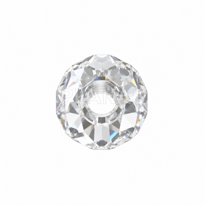 Donut de cristal, Componente Swarovski,6mm.  