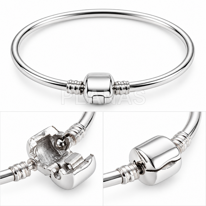 Pulsera rigida en Acero Inoxidable 304.
