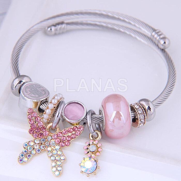 Pulsera rigida en Acero Inoxidable 304.